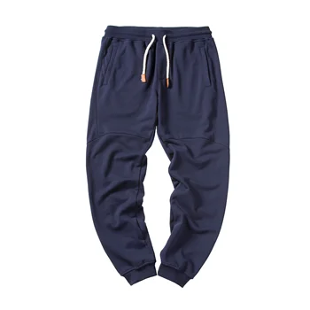 Sweatpants Factory price Mens Jogger Pants Blue Sweat Pants Unisex Cotton Custom Men Joggers Sweatpants