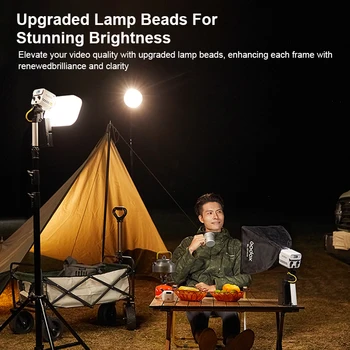 Godox ML60IIBI 2800K -6500K LED Video Light Silent Mode with APP Control for Photo Indoors Outdoors Shooting detail image