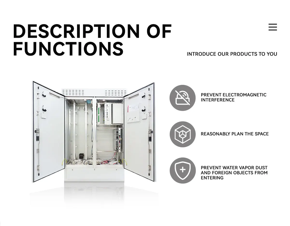 CHNSMILE OEM Sheet Metal Server Enclosure Control Cabinet Distribution ...