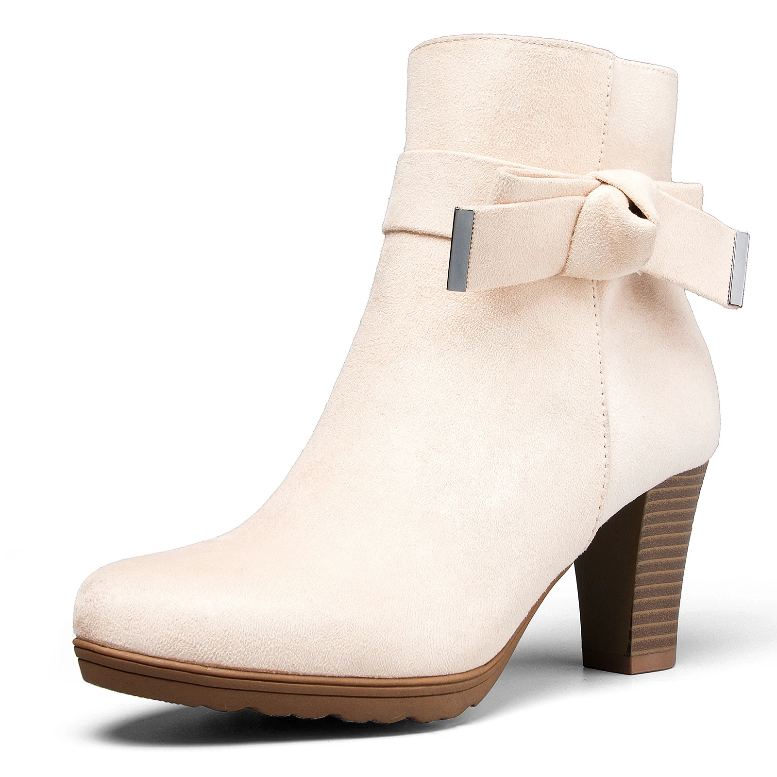 comfortable chunky heel boots