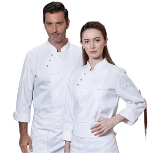 Wholesale Custom Short Sleeve Chef Overalls Woven Fabric Kitchen Clothing for Restaurants and Hotels Direct From Factory