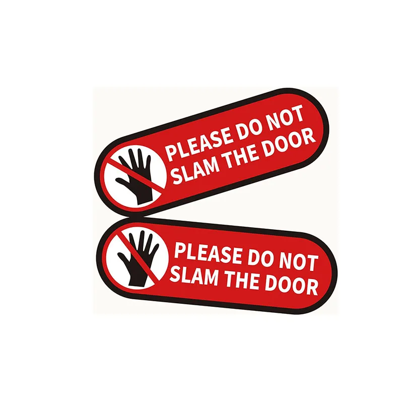 Remarkable Please Do Not Slam The Door Warning Stickers Do Not Slam ...