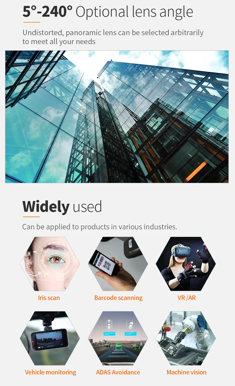 DGZX MIPI 0.3MP VGA 180fps global exposure wide-angle camera module插图4