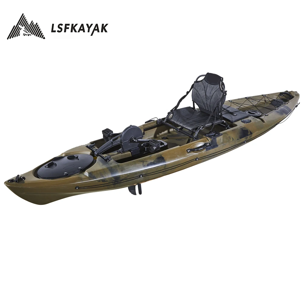 Professional Single Seat Angler Kayak,Kajak,Pedal Fishing Kayak Boat
