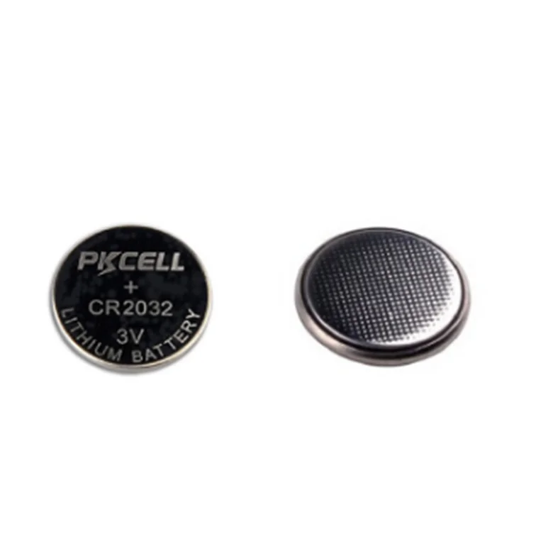 PKCELL Brand cr2032 battery 3v rechargeable lithium battery cr2032  lithium button battery