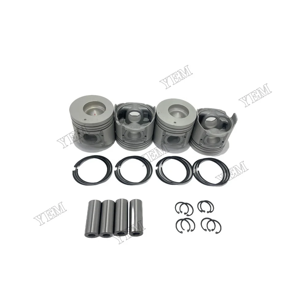 Repair Replacement Piston With Rings Set Suitable for Mitsubishi 4D35 Engine Parts With Warranty 6