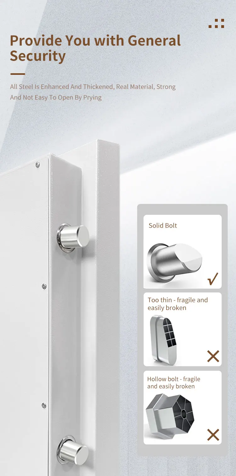 CEQSAFE American High Quality Double Lock Small Steel Security Box Keypad Fire Proof Safe supplier