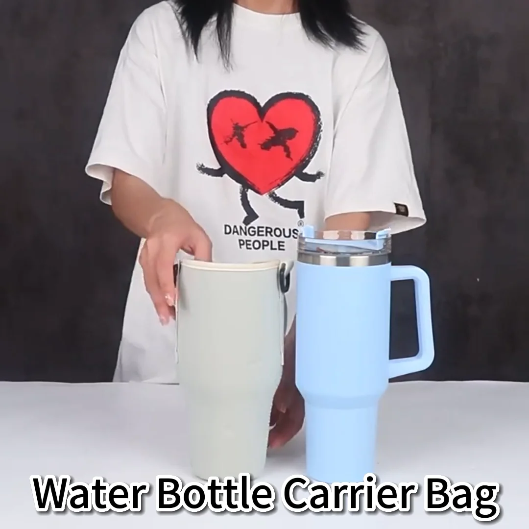 30 40 Oz Neoprene Tumbler Sleeve Holder Water Bottle Carrier Stanley