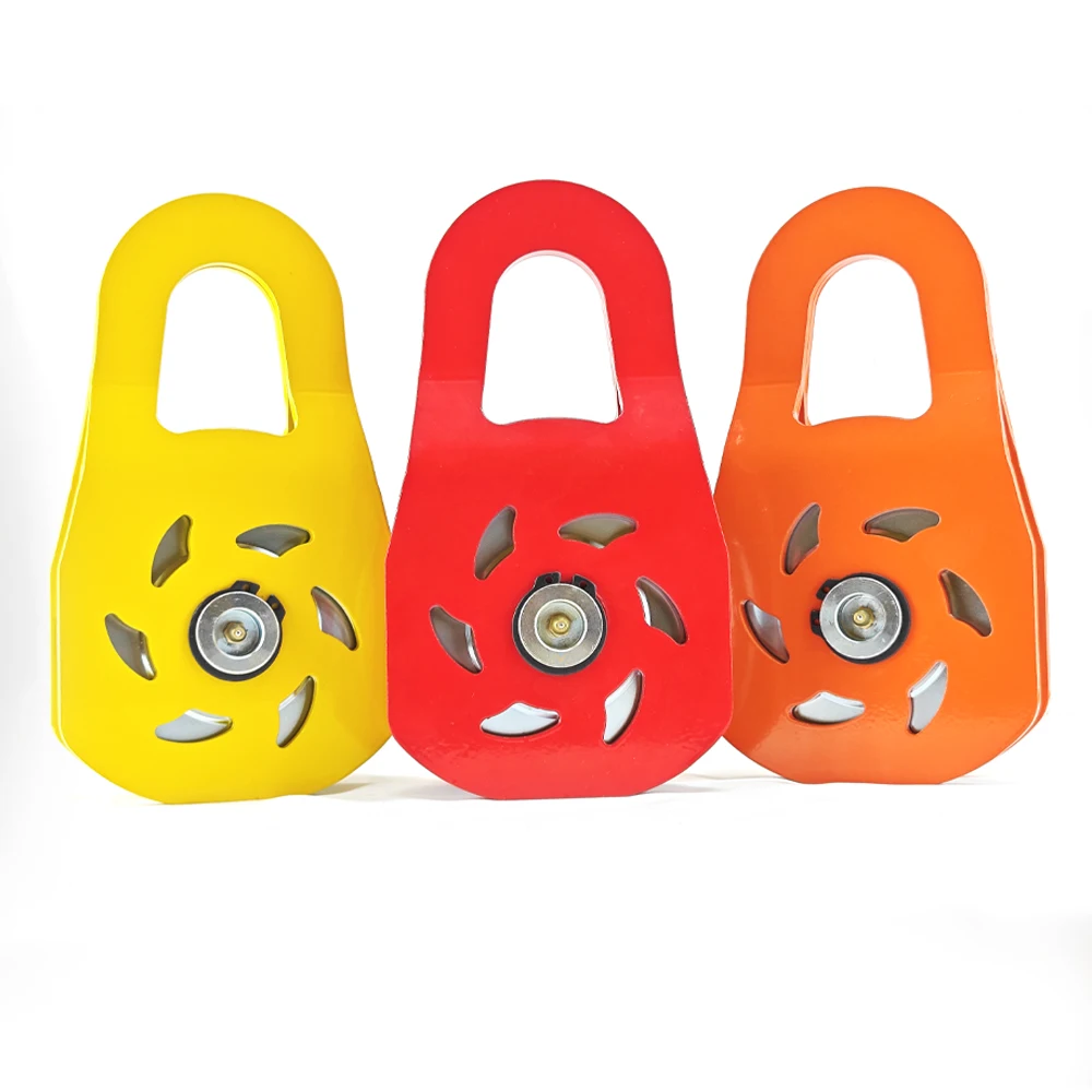 Heavy Duty Off Road Pickup Recovery Winch Snatch Block Pulley for Synthetic Rope and Steel Cable