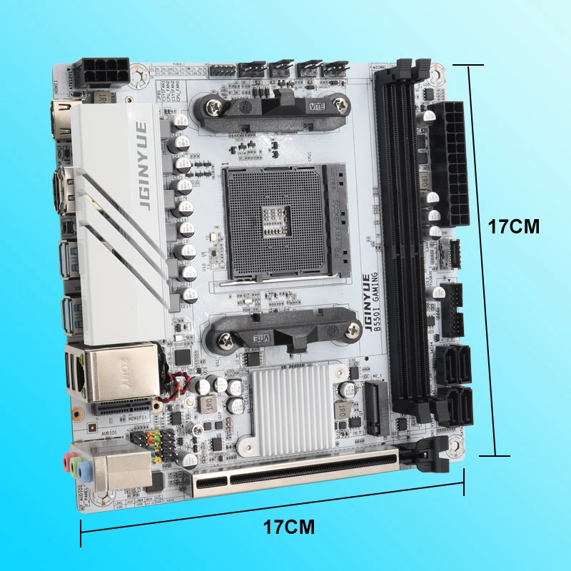 JGINYUE B550I Gaming Mini ITX Motherboard for AMD R5 4000/5000