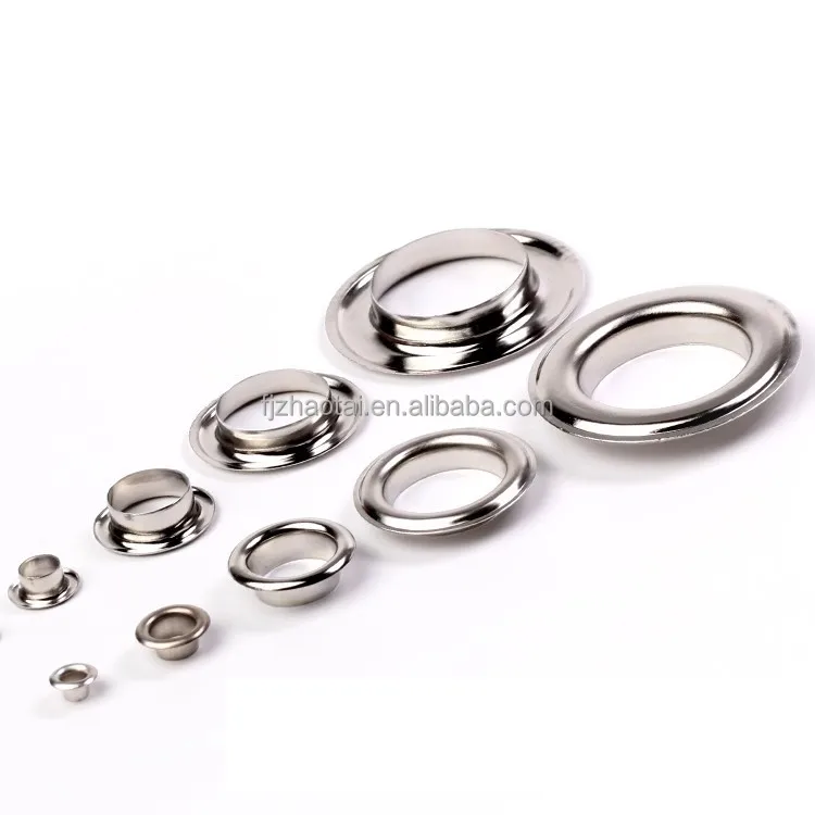 Хорошая цена маленькие люверсы 4 мм 5 6 8 металлические медные из нержавеющей стали на заказ