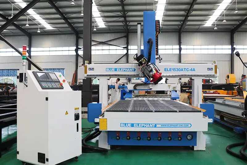 Blue Elephant CNC Wood 1530 ATC CMC 5x10ft 4 Axis Carving Sculpture Making Machine for Wood