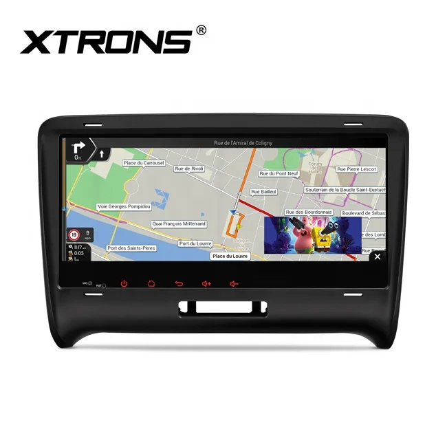  XTRONS Double Din Car Stereo for Audi TT MK2, Android 12 Octa  Core 4GB+64GB Car Radio DVD Player, 7 Inch IPS Touch Screen GPS Navigation  for Car Head Unit Built-in DSP