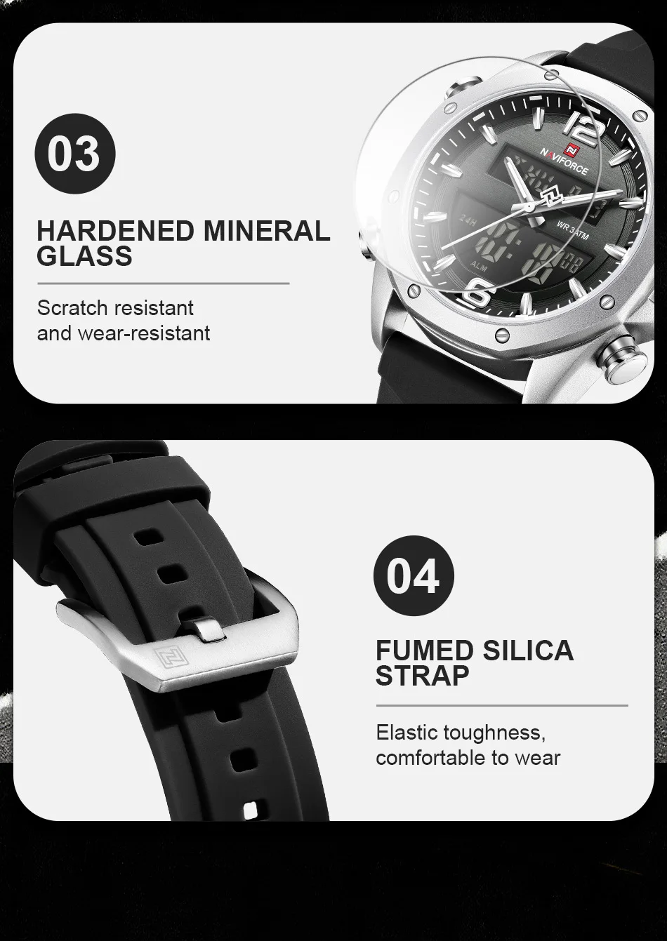 Naviforce 9264T Men’s Watch description image 6
