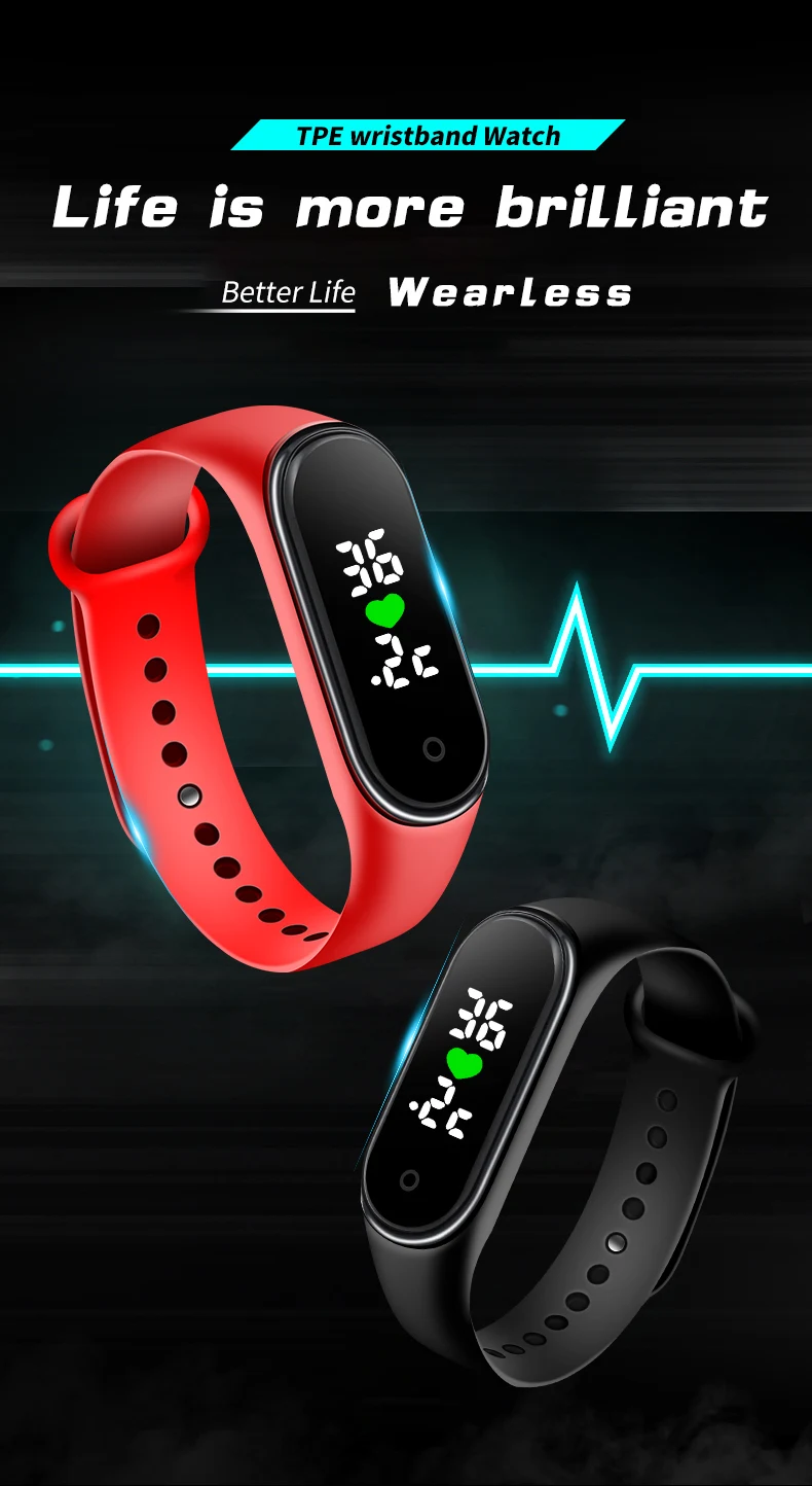 Reloj inteligente M5 Pro para hombre y mujer, pulsera deportiva