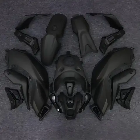 ABS Plastic Unpainted White Color Fairing Bodywork Kit Panel Set Fit for Yamaha MT07 2021 2022 2023  Motorcycle Fairing Kit