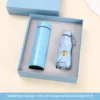 Tasse isotherme capsule parapluie bleu ciel