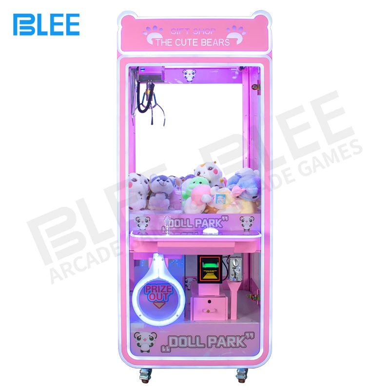 Coin Operated Arcade Doll Machine Claw Crane Grabber Prize Vending Out Toy Gift Game Machine