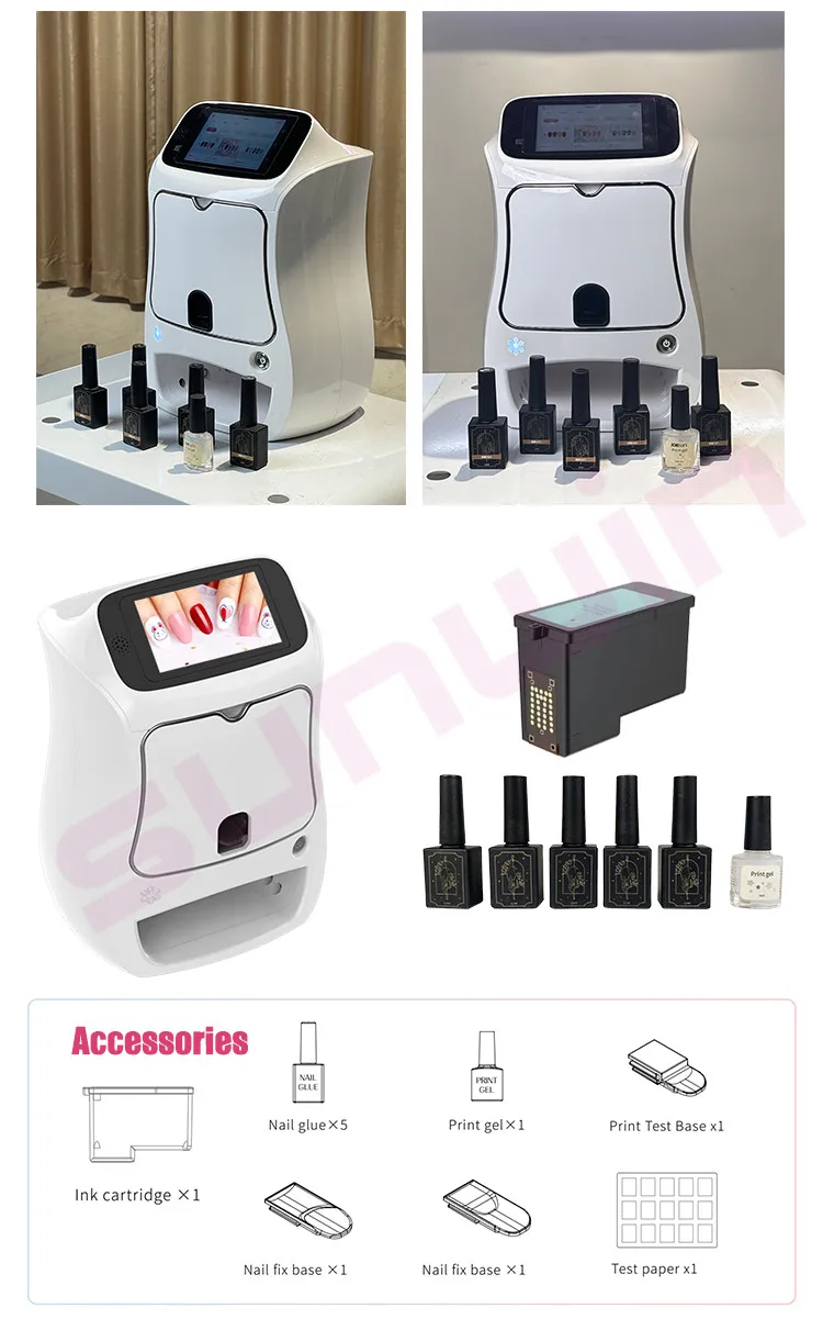 Operating Easily Nail Printer DIY Pattern Nails Printing 3d Digital Manicure Nail Art Photo Drawing Machine for Sale