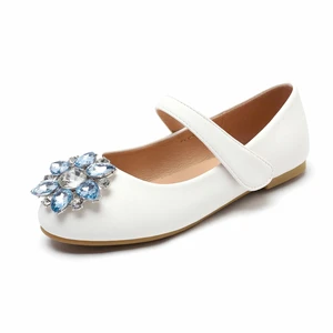 Wholesale Design Beef Tendon Korean Children Princess Shoes Low Heel Casual Shoes