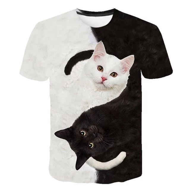 Camisetas 3d Personalizadas De Animales,Camiseta De Gato Simon,Gran Oferta - Buy Cat T Camisa,Simons T T Camisas Product on Alibaba.com