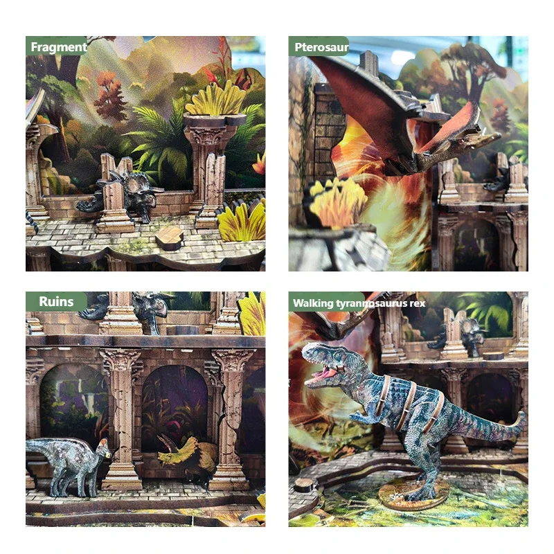 product bakery doll house 3d wooden puzzle  book nook eco friendly diy miniature toys for home decoration-3