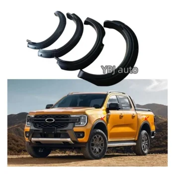 YBJ Car accessories Matte Black with rivet version Wheel Arch 4x4 Pick Up Mud Guard for 2023+XL/XLT/XLS Ranger T9 fender flare