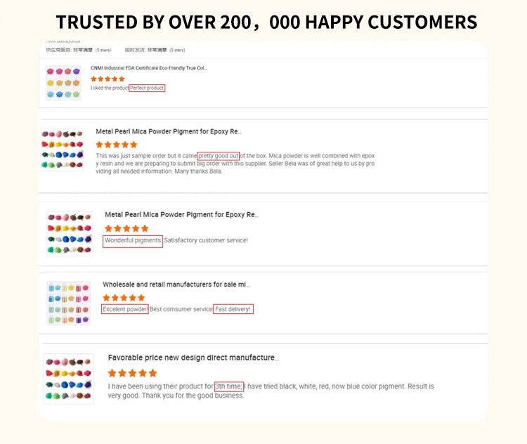 Cnmi Skin Safe Lip Gloss Mica Powder Mica Pigment Powder Mica Powder