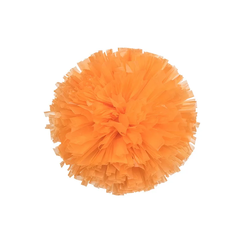 Pink Cheerleading Fabric Pom Poms For Kids Boy Girl Adults School