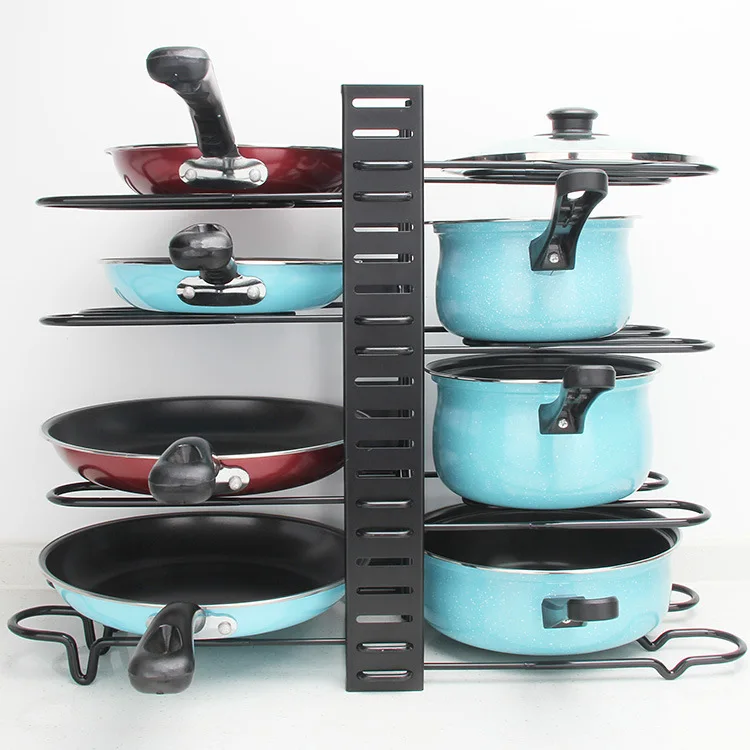 pan organizer rack for cabinet, pot rack with 3 diy methods