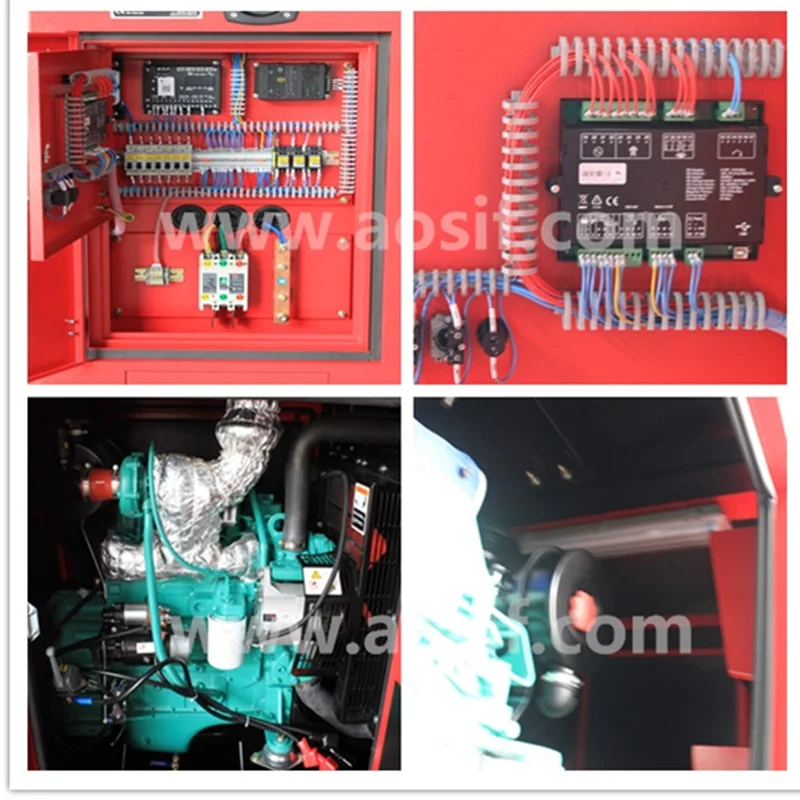 Aosif Factory Direct Price Heavy Duty 25kva 20kw diesel Silent Soundproof Generator