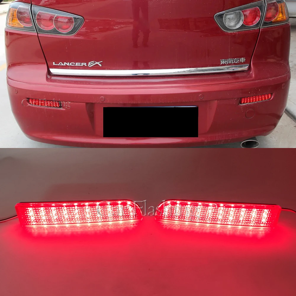 Achterbumper Reflector Voor Mitsubishi Voor Lancer 2008-2017 LED