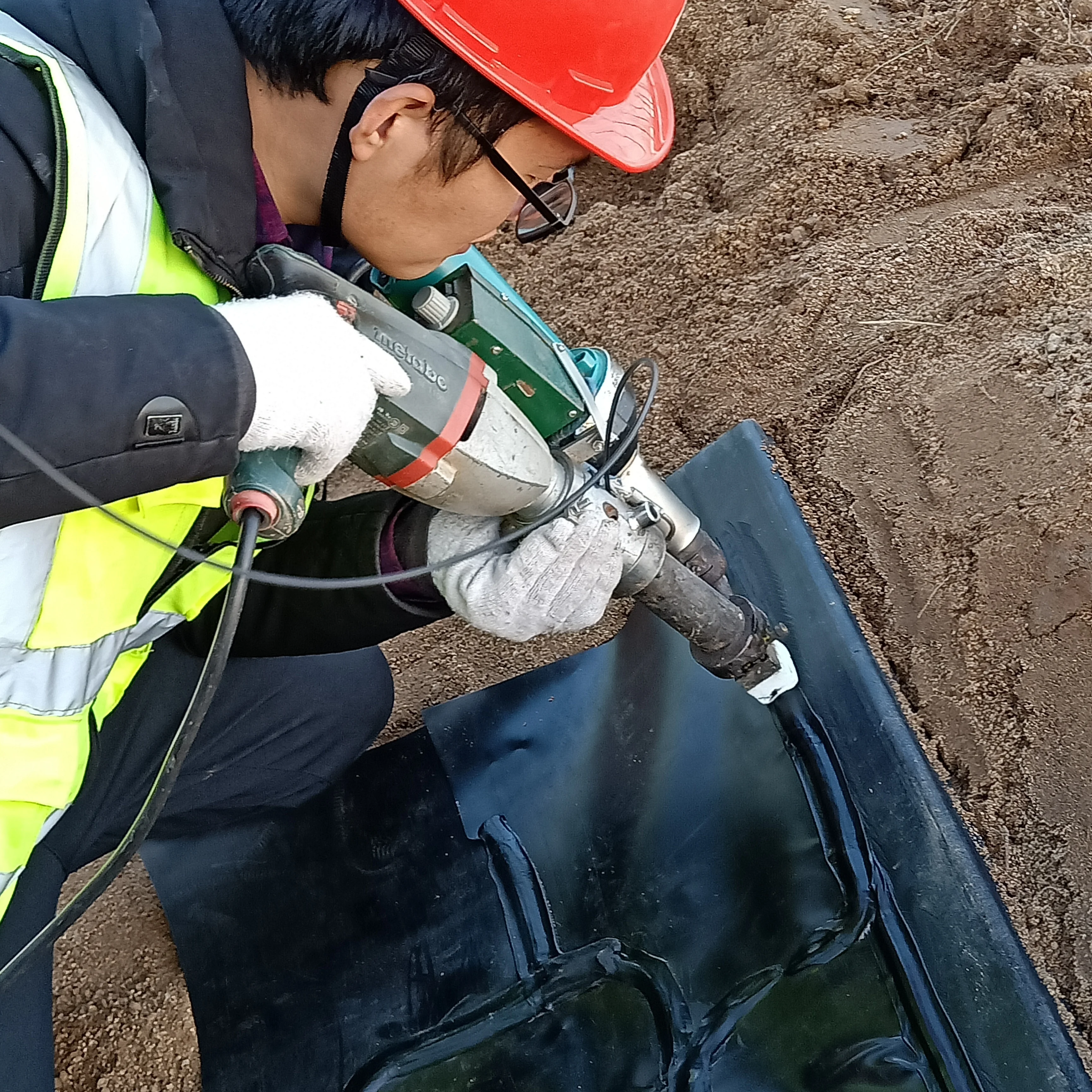HDPE E Polylock for Connect Geomembrane and Concrete