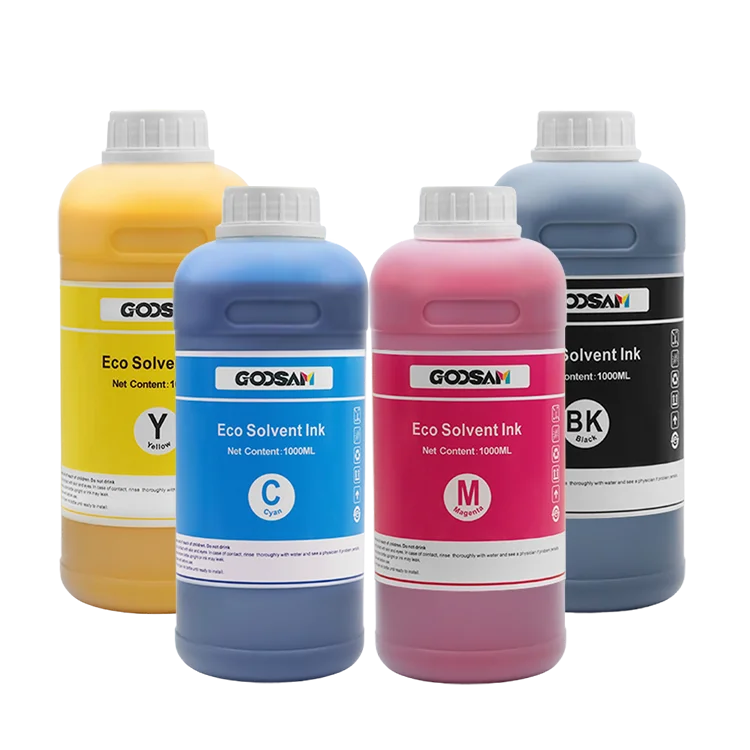 1L Odorless Eco Solvent ink Ecosolvent Eco-solvent inks for Epson Dx5 Dx4 Dx7 Dx8 Dx11 4720 Printhead