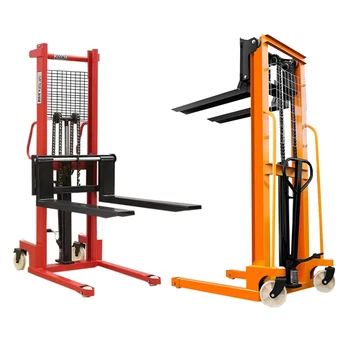 Safe and Strong Hydraulic Manual Stacker Forklift 2 Ton 1.6M Hand Pallet Truck Stacker