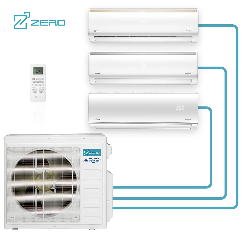 ZERO Brand Z-MAX 2.5 Ton Ductless Split AC DC Multi Zone