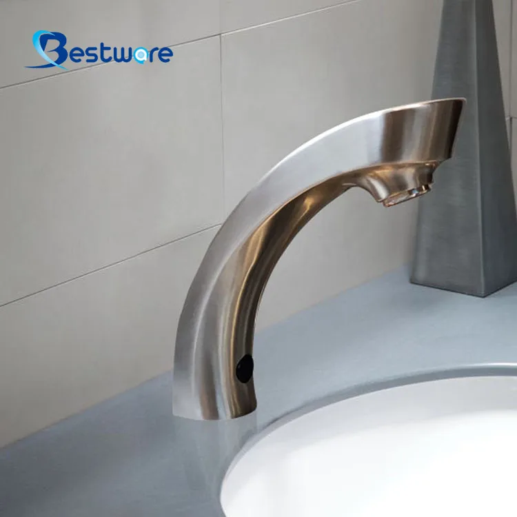 Stainless Steel Hand Washing Infrared Basin Touchless Sensor Faucet Automatic