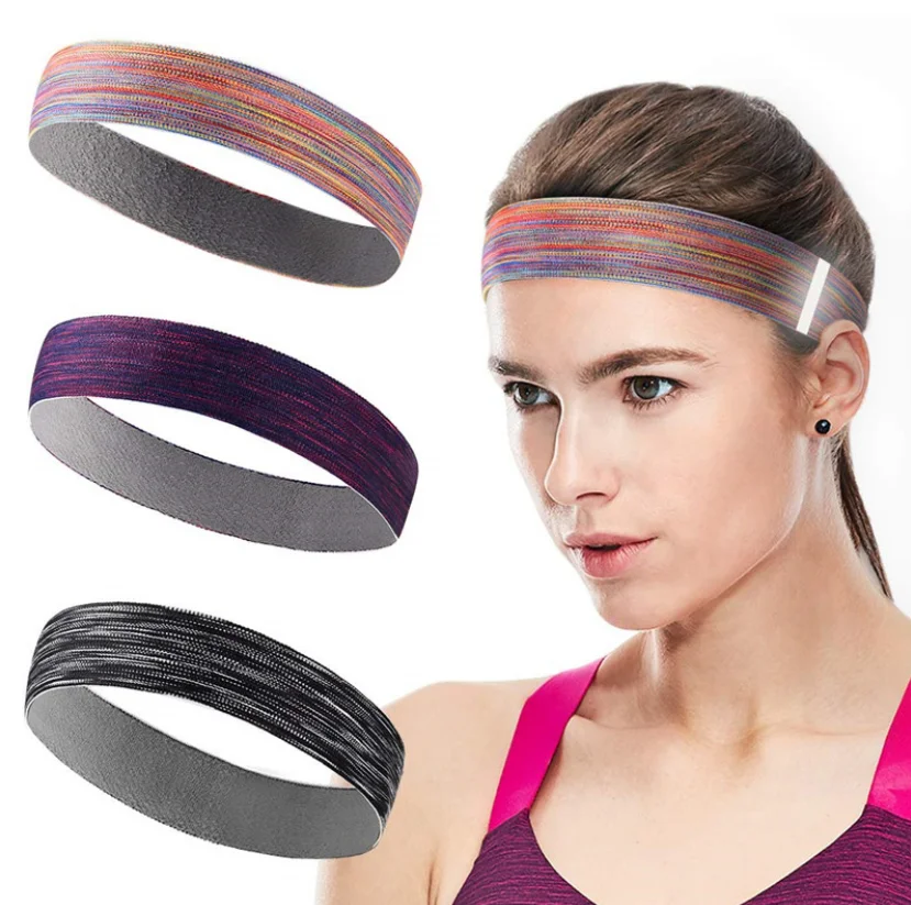 Non-Slip Headbands & Wicking Bamboo-Lined Sweatbands