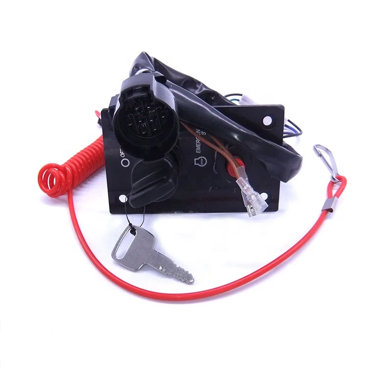 Wholesale Boat Engine 37100-96J24 37100-96J25 Single Ignition Key Switch  Panel for Suzuki Outboard Motor From