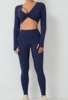Maglia lunga blu scuro