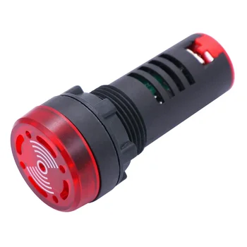 2 PIÈCES AD16-22SM alarme sonore optique abeille AC DC12V 24V 220V