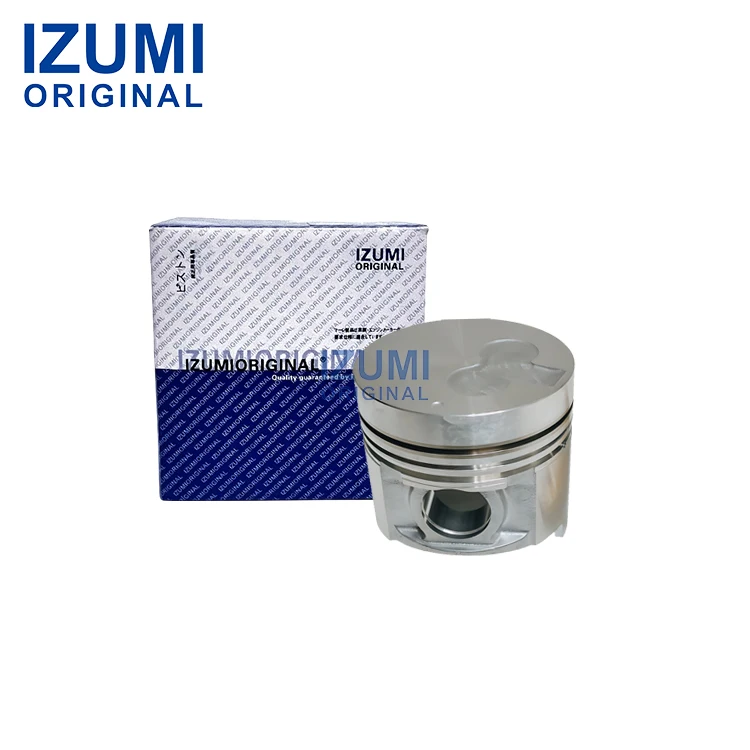 Оригинален бутален комплект IZUMI за двигател TD27, арт. 12010-6T000, 12010-6T010, нови ковано-стоманени бутала TD27 с диаметър 96 мм за дизелов двигател на вилкови товароподемници NISSAN