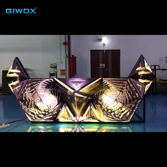 Custom Dj Booth Table Led Display Small Pixel Dj Led Booth P3 Led Video