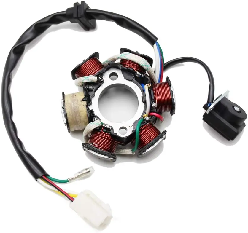 Stator Pro Bat Stater 6 Coils 5 Wires For 50cc 70cc 90cc 110cc 125cc Atv Go Kart