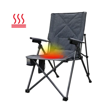 SunnyFeel Comfy Heating Folding Camping Chair &  Fashion Portable Beach Chair For Beach Camp Fishing