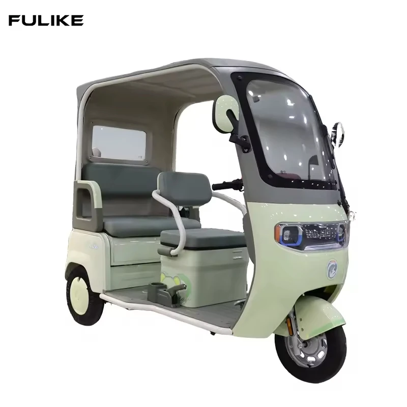 2022 New Open Body Electric Tricycle for Adults Made in China High Quality 30km/h Mini Bike