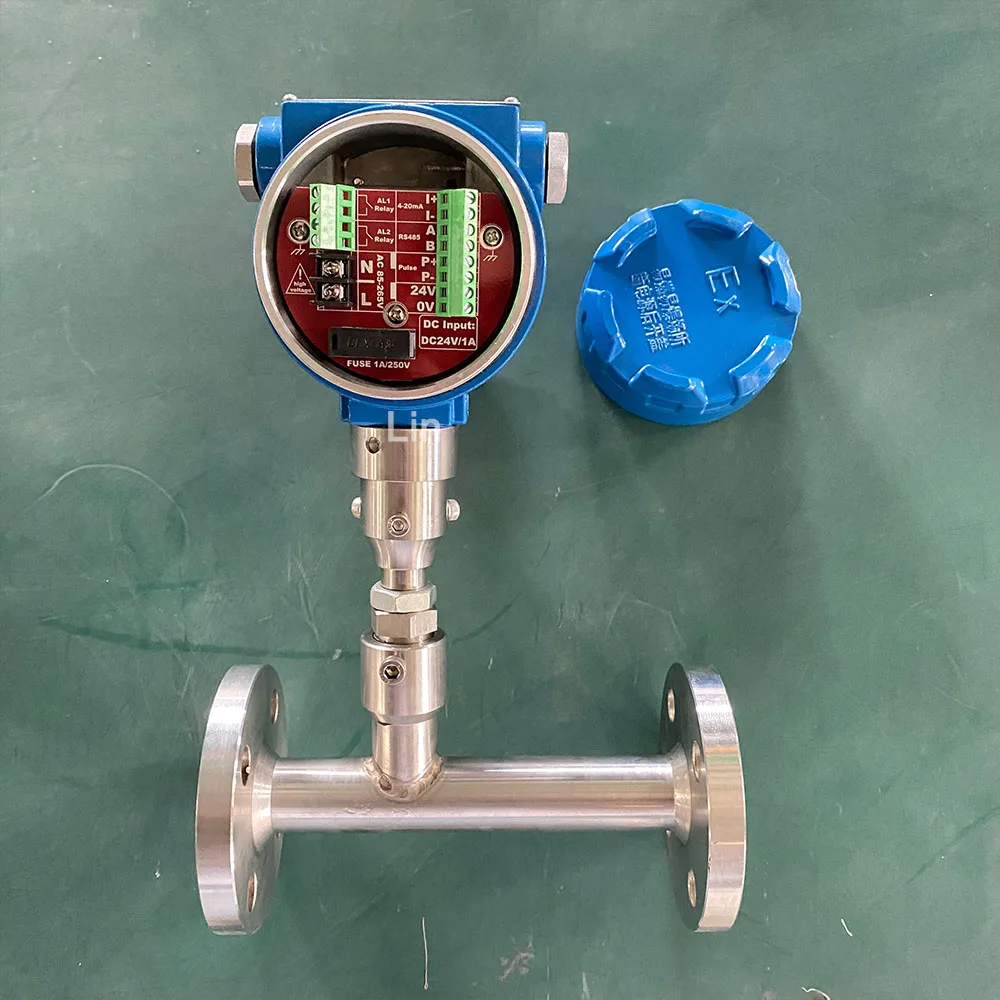RS485 Digital Display Dn25 Flowmeter Oxygen Hydrogen Co2 Argon Gas Thermal Mass Flow Meter