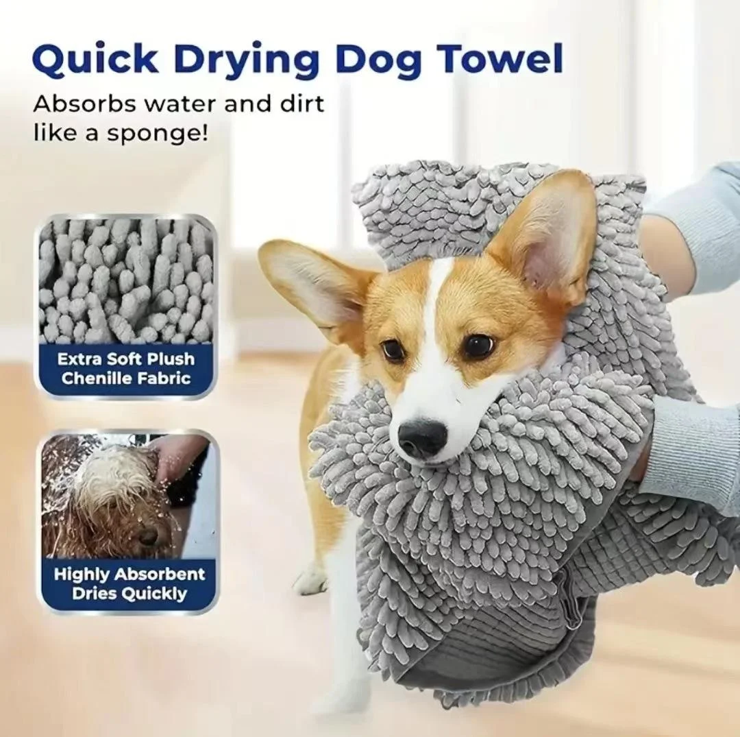 product hot sale super absorbent quick dry pet bath towel large size suitable for small medium large dogs pet cleaning grooming products-1