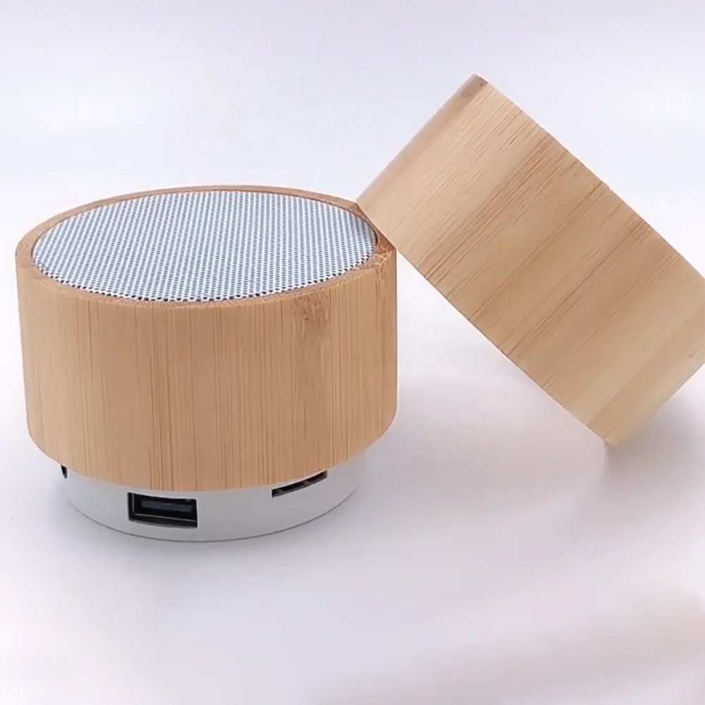 Hot Sale Subwoofer Speaker Bamboo Outdoor Pocket Portable Super Bass Blue Tooth Speaker Wireless A10U