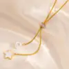 Shell star necklace